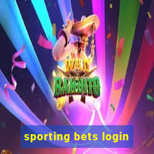 sporting bets login