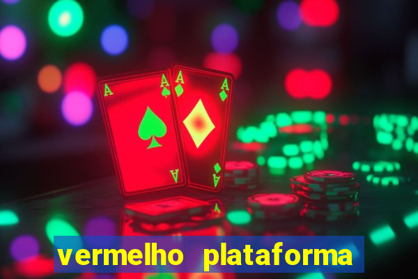 vermelho plataforma de jogos