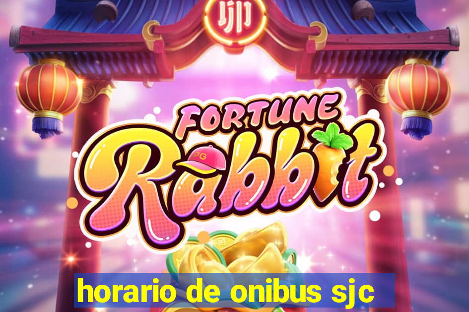 horario de onibus sjc