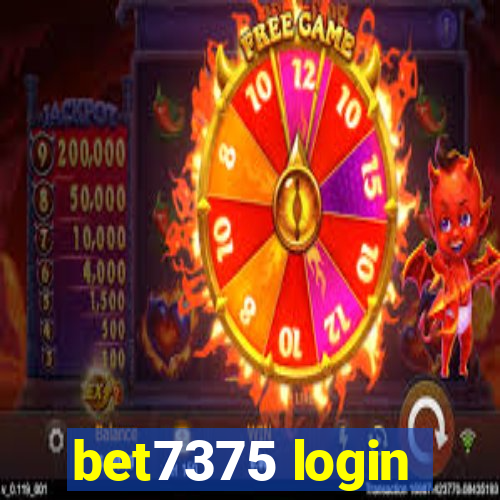 bet7375 login
