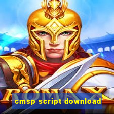 cmsp script download