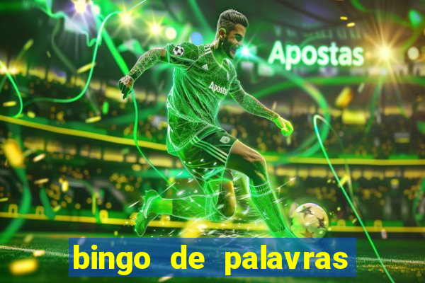 bingo de palavras de natal