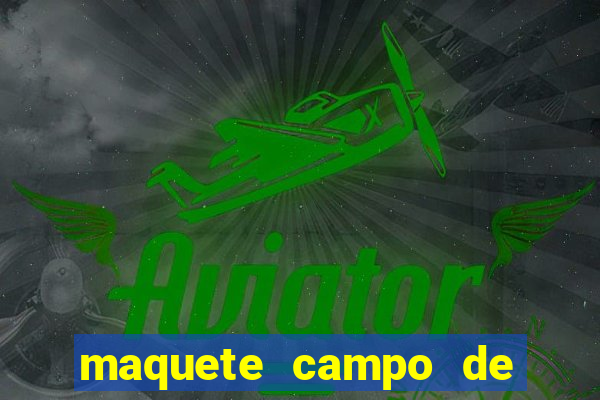 maquete campo de futebol (isopor)