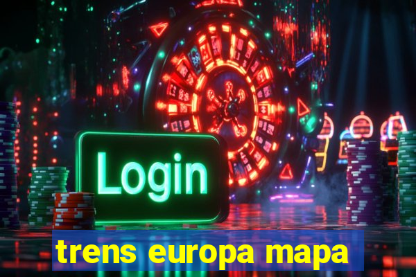trens europa mapa