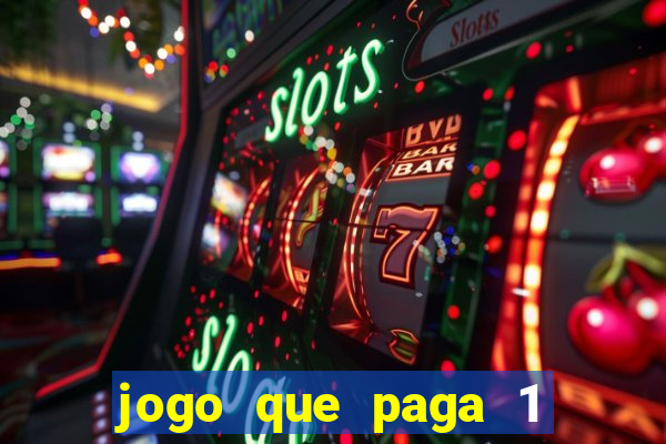 jogo que paga 1 real no pix