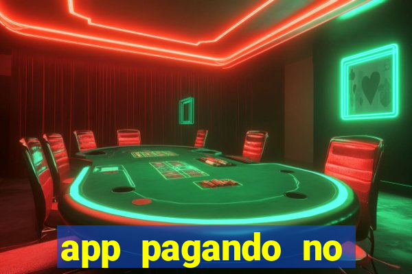 app pagando no cadastro via pix