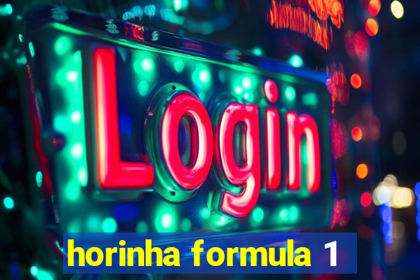 horinha formula 1