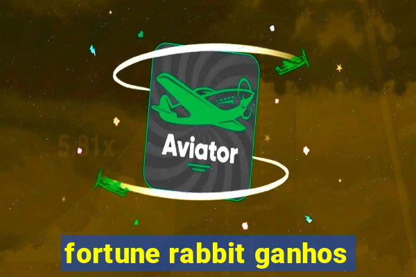 fortune rabbit ganhos