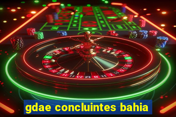 gdae concluintes bahia