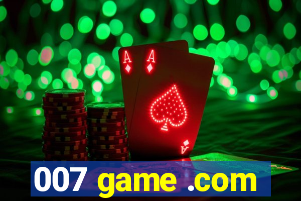 007 game .com